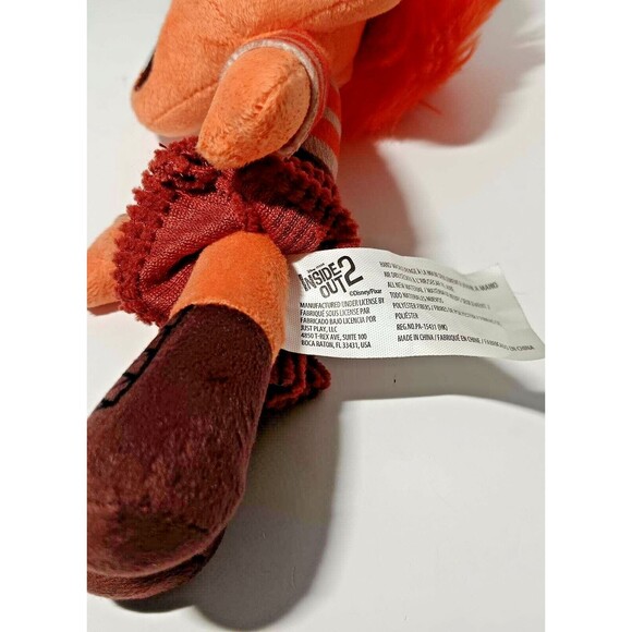 Disney Pixar Inside Out 2 ANXIETY 8” Plush Doll Emotion 2024 Toy Preowned - Picture 2 of 3